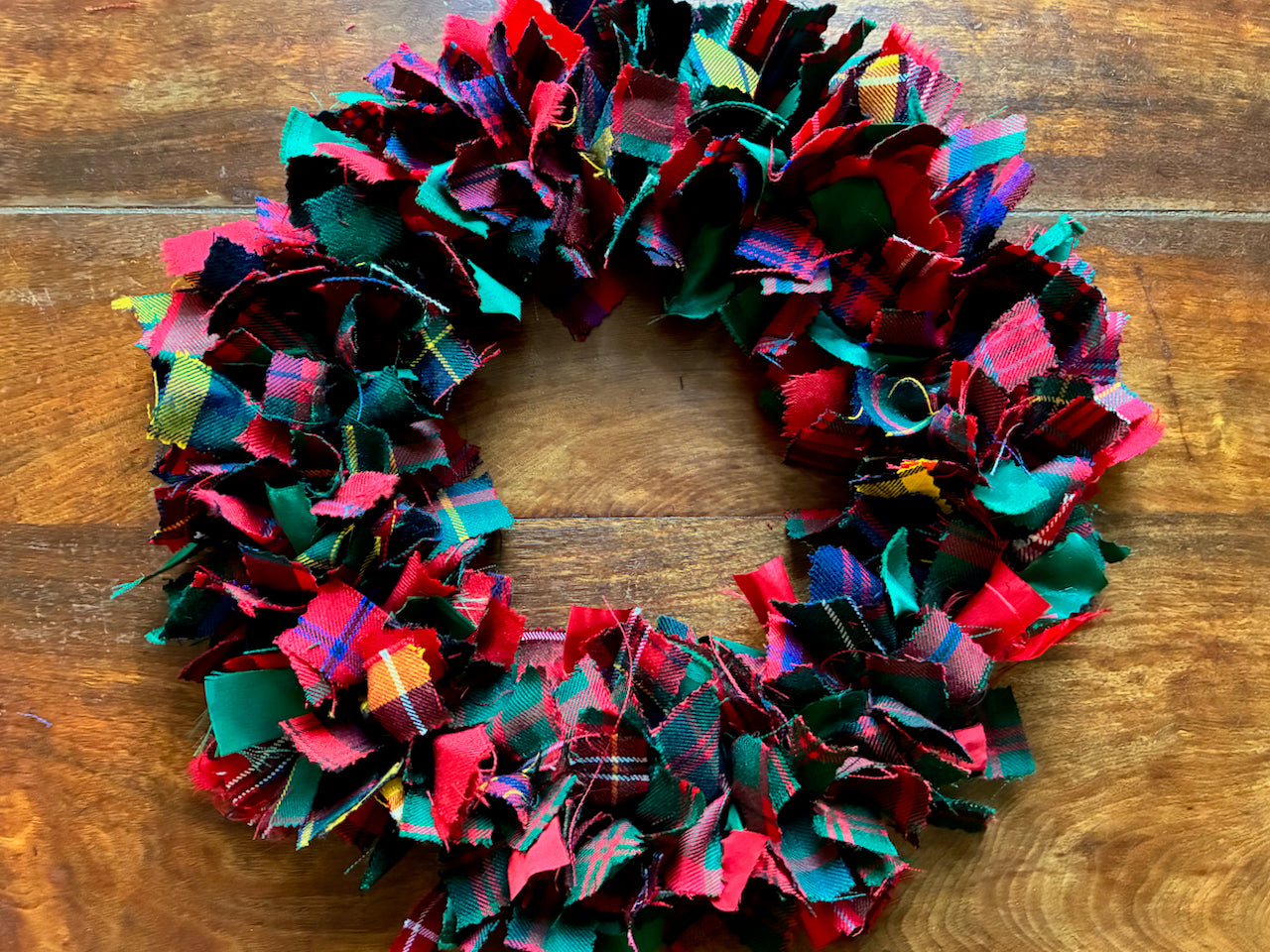 Seasonal Circular Tartan Wreath