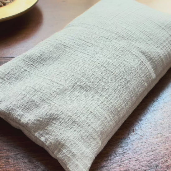 Small Natural Linen Wheat Bag by Curlew Crafts